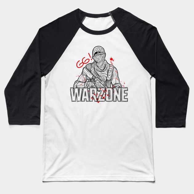 WARZONE Baseball T-Shirt by Psydrian